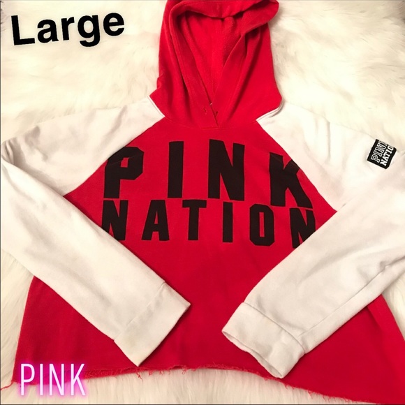 PINK Nation Cropped Hoodie (L) - Picture 2 of 8